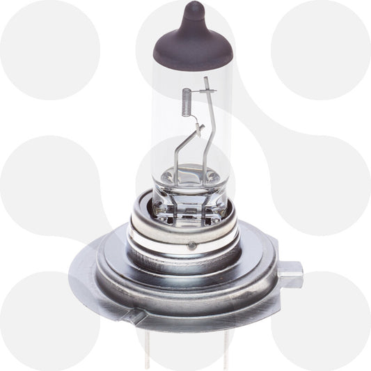 BOSCH Halogenlampe H7 mit Glaskolben, schwarzer Kuppe und Sockel PX26d