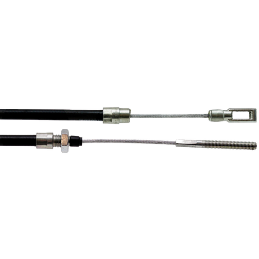 KNOTT Bremsseilzug 1000/1300 mit Zugöse und Gewinde M8, freigestellt