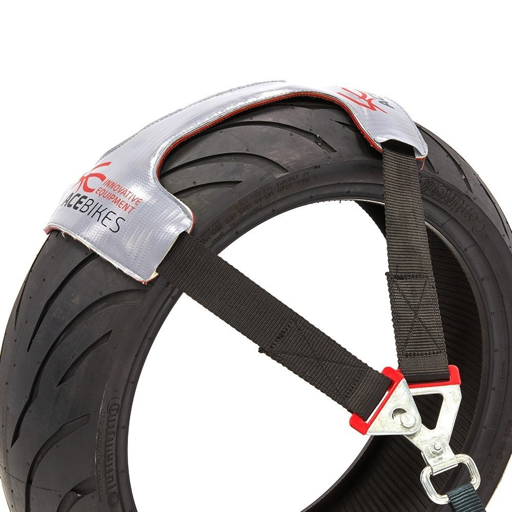 STEMA Y-Spanngurt TYRE FIX Basic – Radgurt zur Motorrad-Ladungssicherung, LC 500 daN