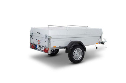 Deckelanhänger 750 kg Tieflader von STEMA - Nutzmaß (L × B): 201 × 108 cm