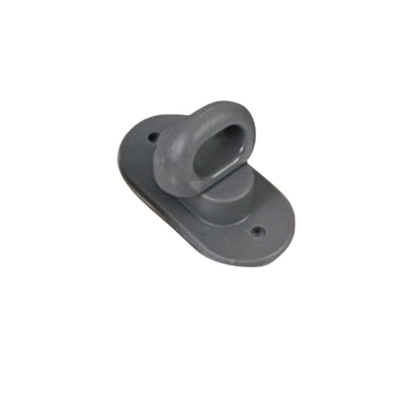 Grauer Kunststoff-Drehverschluss für Ovalösen 42 × 22 mm