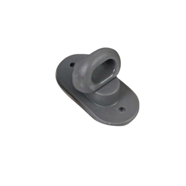 Grauer Kunststoff-Drehverschluss für Ovalösen 42 × 22 mm