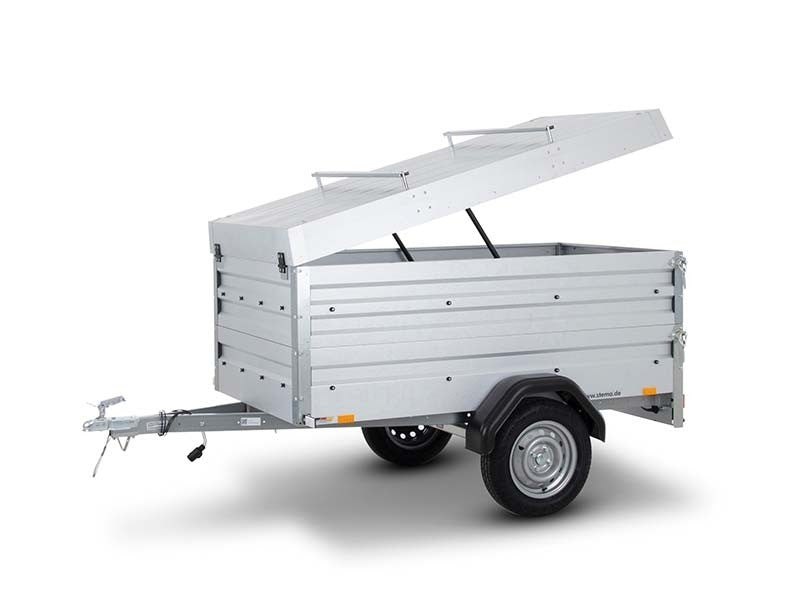 Deckelanhänger 750 kg Tieflader von STEMA - Nutzmaß (L × B): 201 × 108 cm