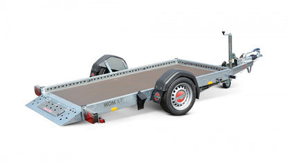 Plattformanhänger absenkbar 750 kg von STEMA - Nutzmaß (L × B ): 251 × 128