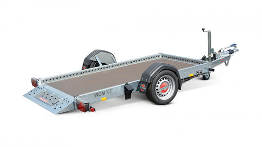 Plattformanhänger absenkbar 750 kg von STEMA - Nutzmaß (L × B ): 251 × 128