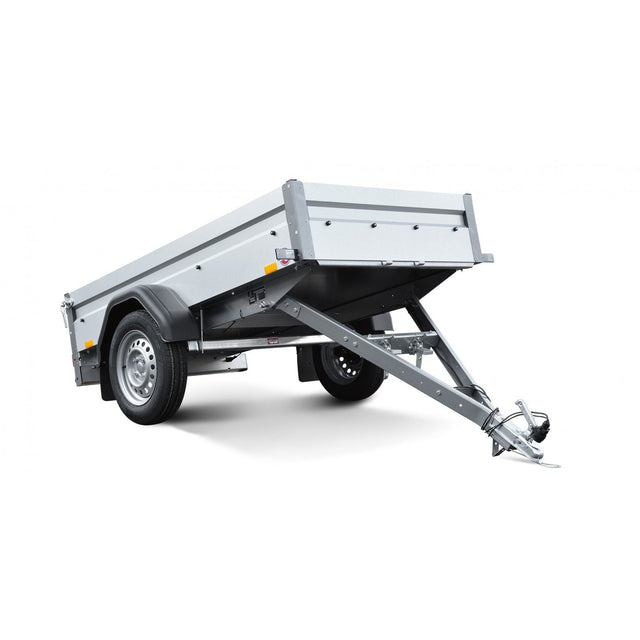 Kastenanhänger 750 kg Tieflader mit Kippdeichsel von STEMA, Nutzmaß 201 × 108 cm