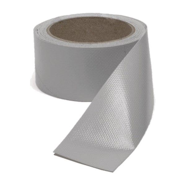 Rolle Planen-Tape in Silber, 50 mm breit, PVC-Reparaturband für Anhänger- und LKW-Planen