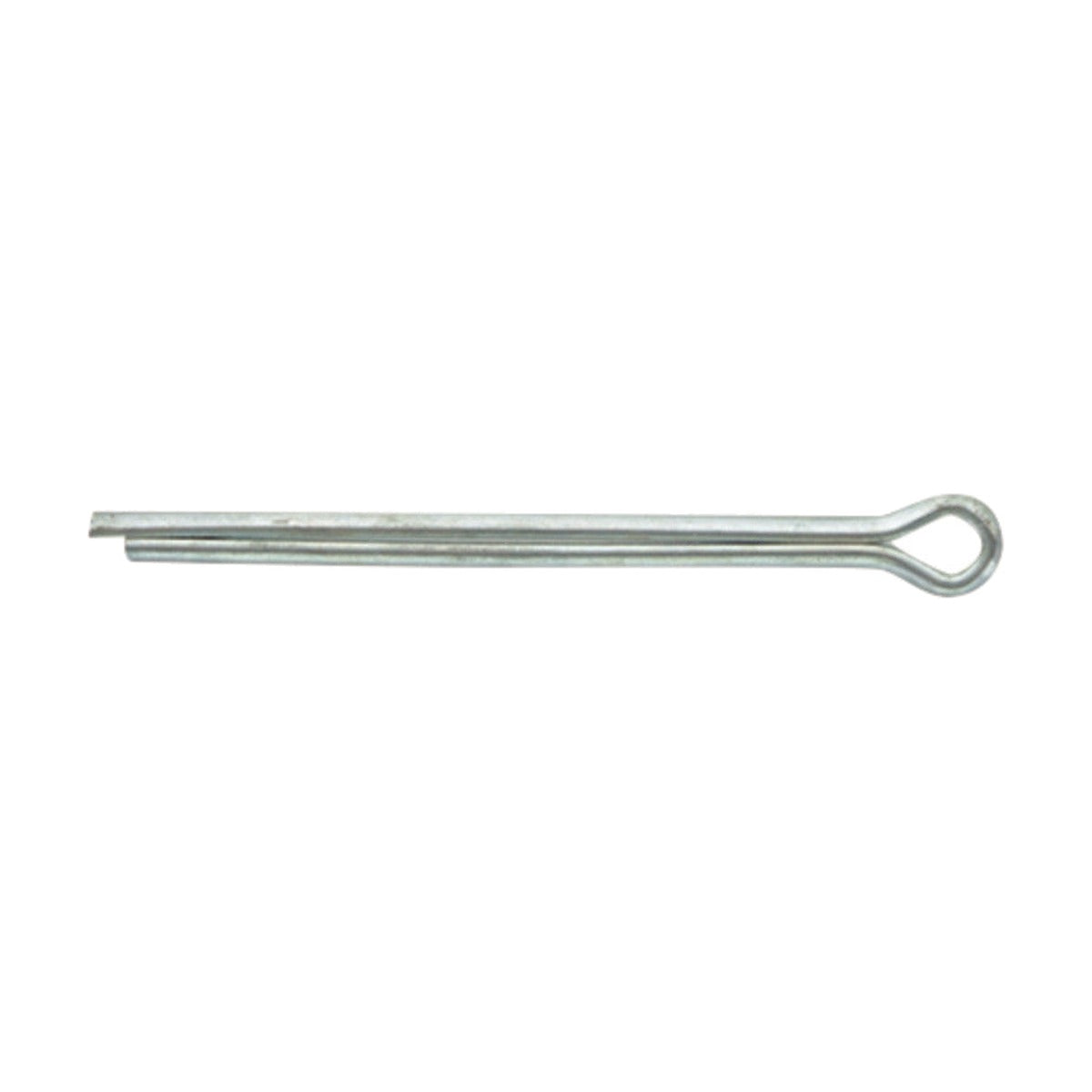 Splint DIN 94 in 4,0 × 50 mm aus verzinktem Stahl zur Sicherung von Bolzen und Steckachsen