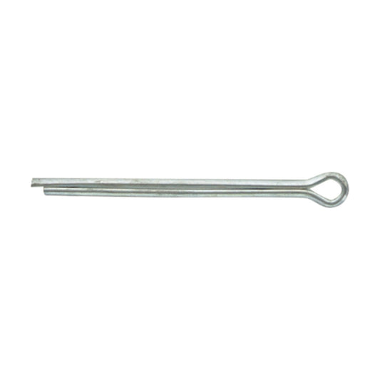 Splint DIN 94 in 4,0 × 50 mm aus verzinktem Stahl zur Sicherung von Bolzen und Steckachsen