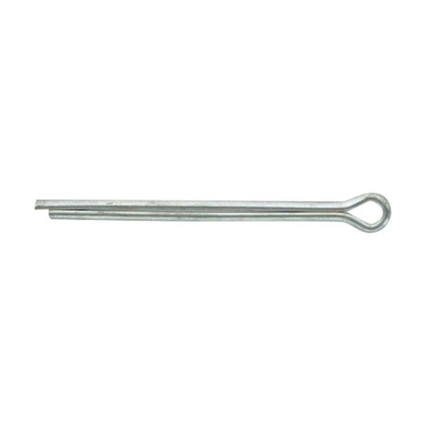 Splint DIN 94 in 4,0 × 50 mm aus verzinktem Stahl zur Sicherung von Bolzen und Steckachsen