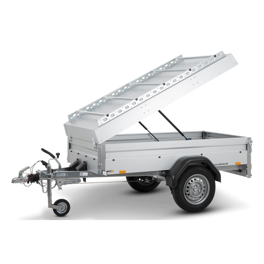 STEMA Deckelanhänger 750 kg verstärkt Höhe 33 cm ungebremst Nutzmaß 201 × 108 cm
