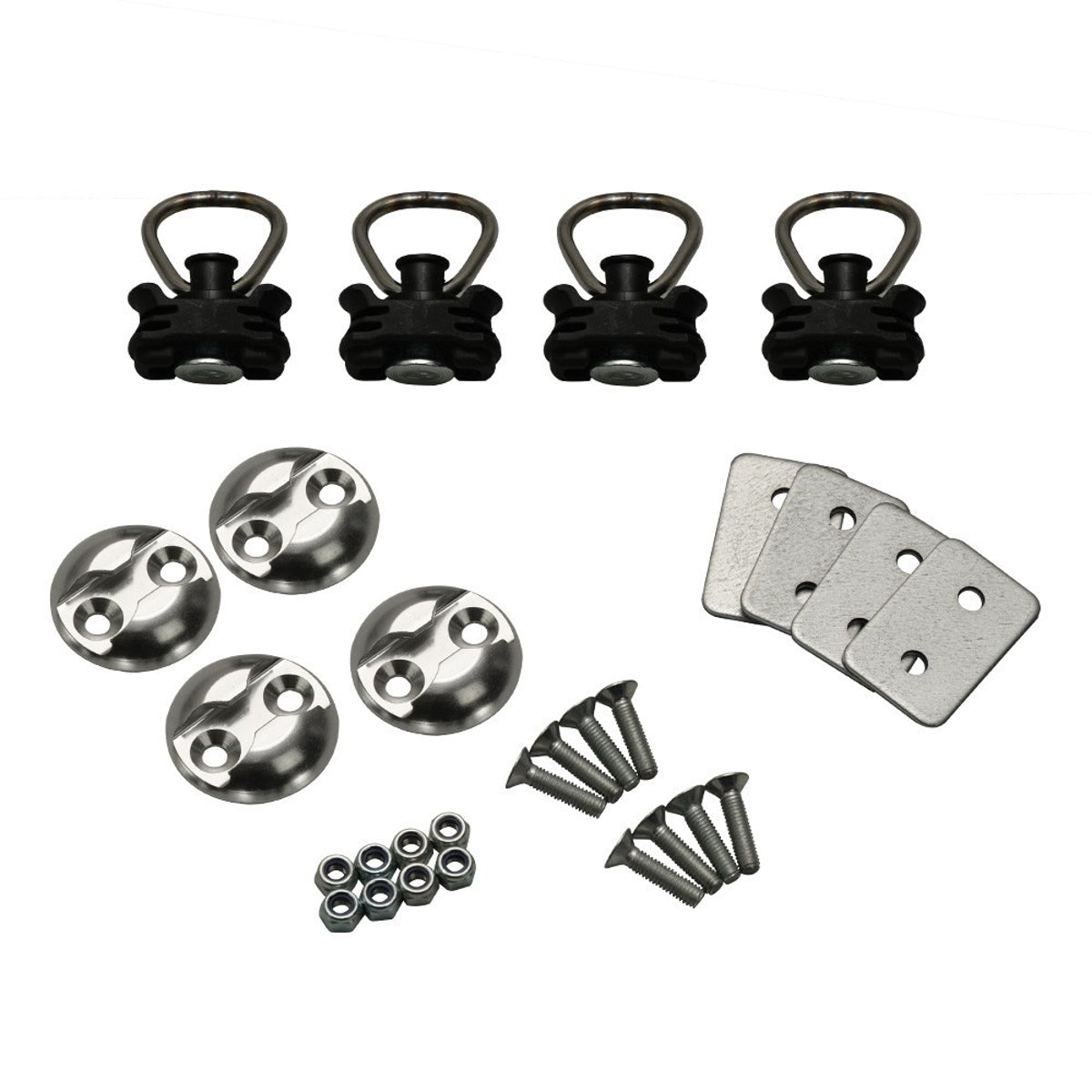 STEMA Zurrset light Airline S-Line Zurrplatten mit Stahl-Fitting