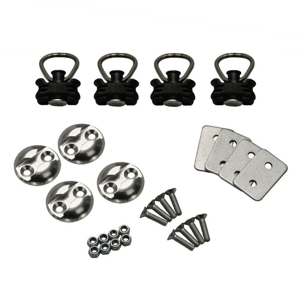 STEMA Zurrset light Airline S-Line Zurrplatten mit Stahl-Fitting
