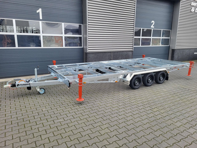Wechselpritscheanhänger 3.500 kg drei Achser von VLEMMIX, Nutzmaß 600 x 245 cm